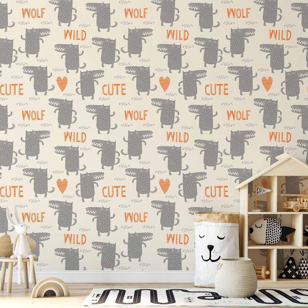 Tappezzeria murale - Cute Wolf