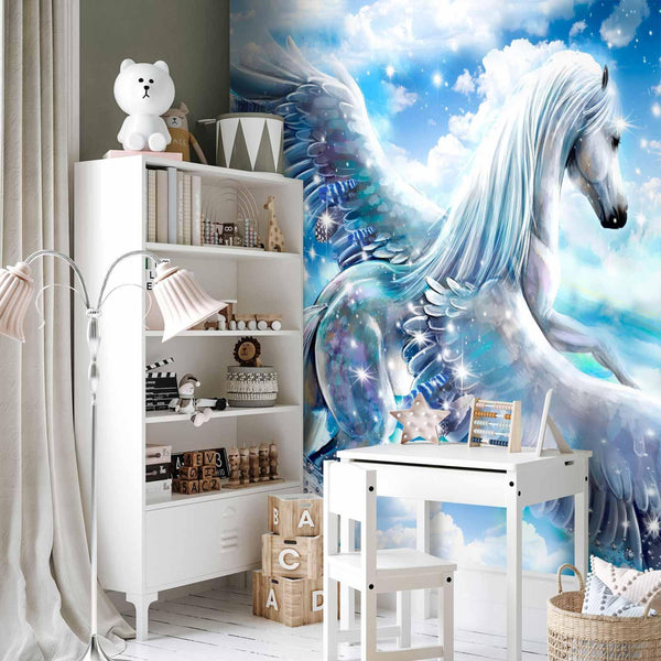 Carta da parati - Pegasus (Blue)