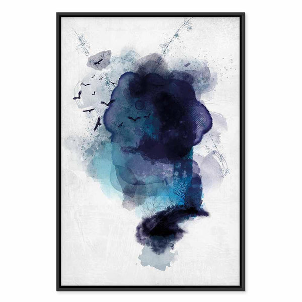 Quadro - Blue Memory (1 Part) Vertical