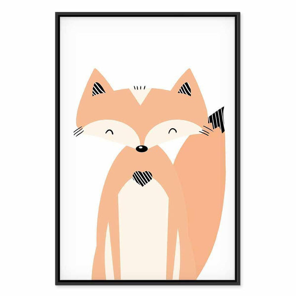 Quadro - Happy Fox (1 Part) Vertical