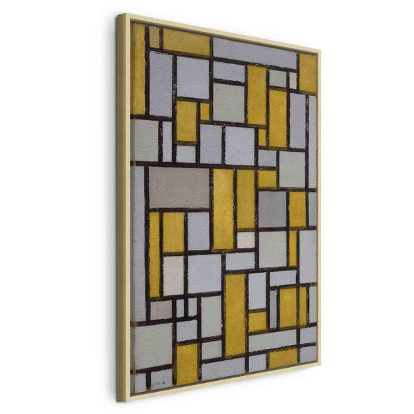 Quadro - Piet Mondrian – Composition with grid 9
