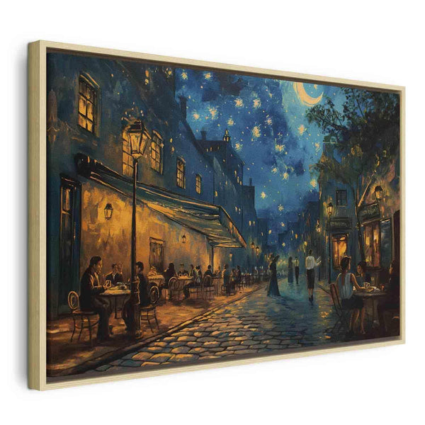 Quadro - Paris street – a painting inspired by Vincent van Gogh's style