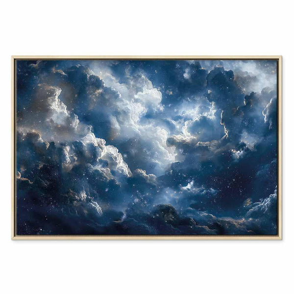 Quadro - Astronomical Wonders: Clouds and Stars in Harmonious Combination