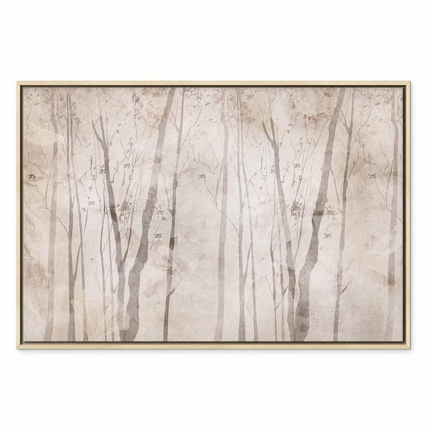 Quadro - Beige Forest of Thoughts (1 Part) Wide
