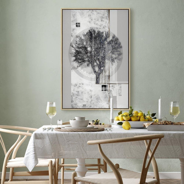 Quadro - Silver Tree (1 Part) Vertical