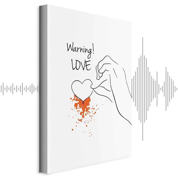 Quadro - Warning! Love (1 Part) Vertical