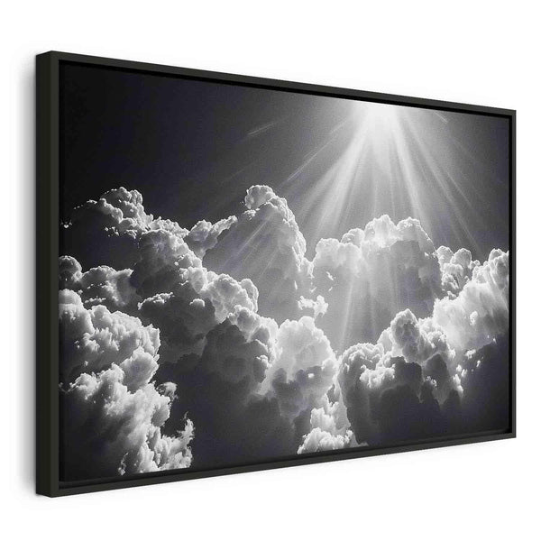 Quadro - Hope in the Clouds: Inspiring Rays of the Sun – Awaken Emotions