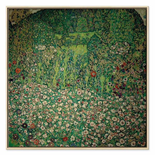 Quadro - Gustav Klimt – Gartenlandschaft mit Bergkuppe