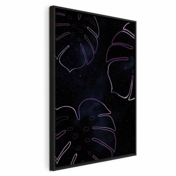 Quadro - Galactic Monstera (1 Part) Vertical