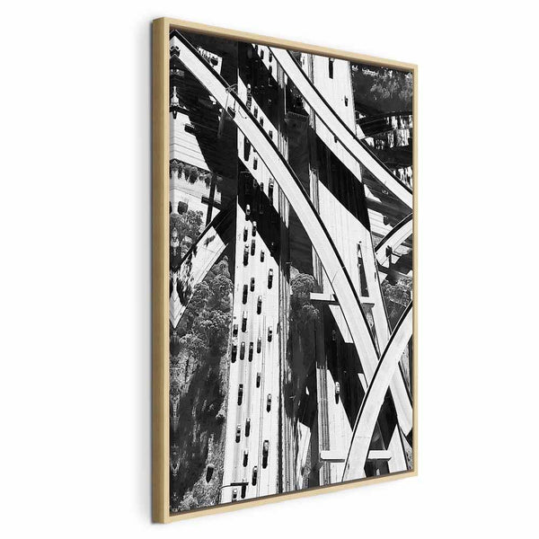 Quadro - City Geometry (1 Part) Vertical