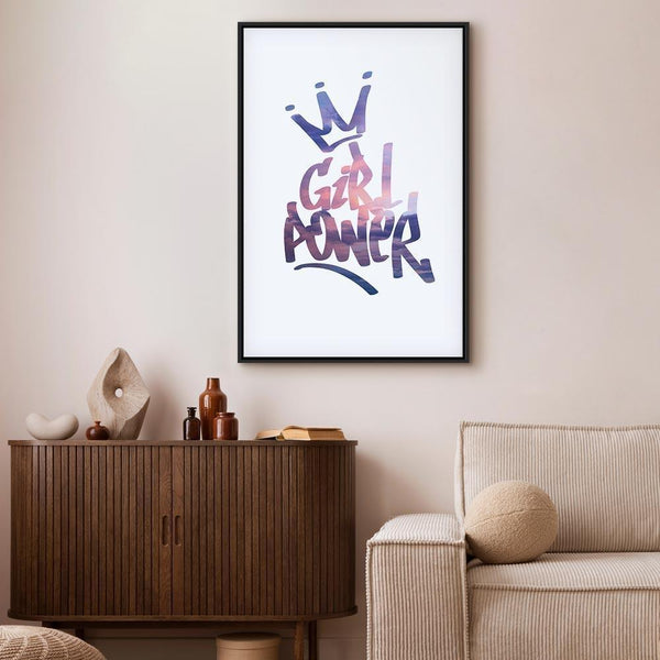 Quadro - Girl Power (1 Part) Vertical
