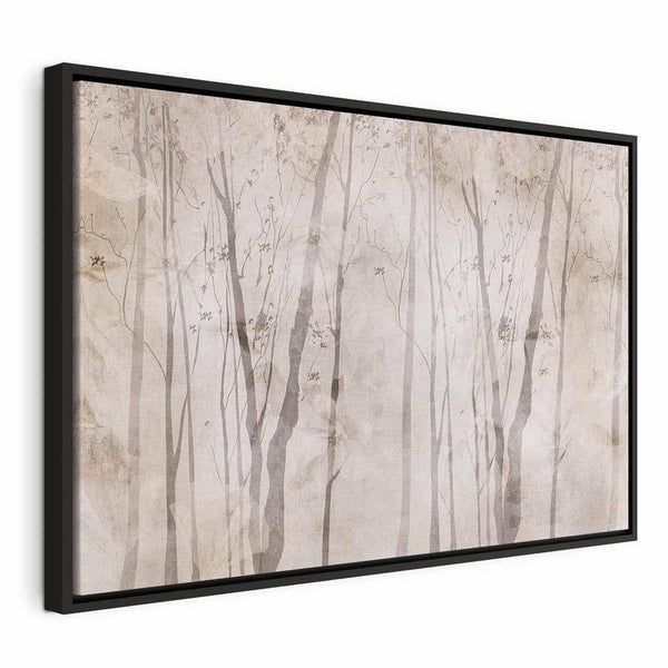 Quadro - Beige Forest of Thoughts (1 Part) Wide
