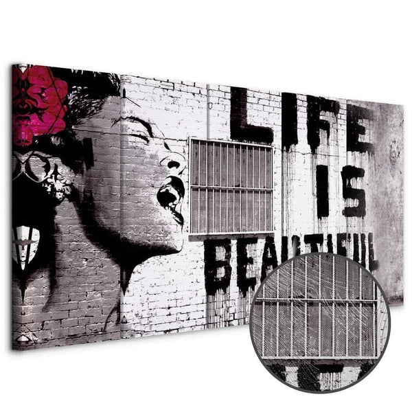 Quadro - Banksy: Life is Beautiful