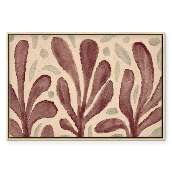 Quadro - Leaves and spots – large vibrant shapes inspired by Matisse