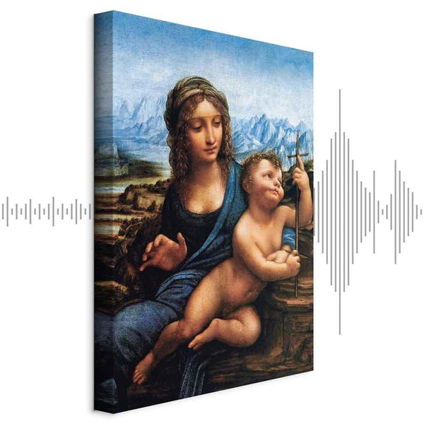 Quadro - Leonardo da Vinci – Madonna With a Distaff