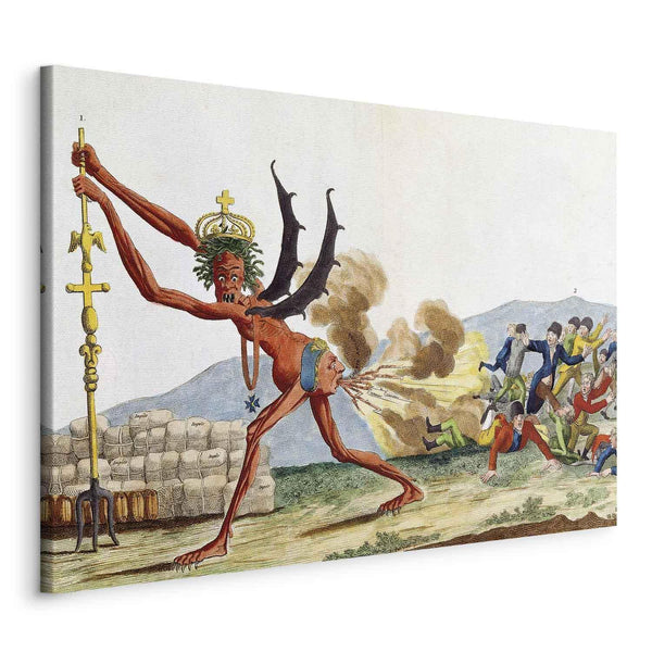 Quadro - Jacques-Louis David – Caricature of the English Government