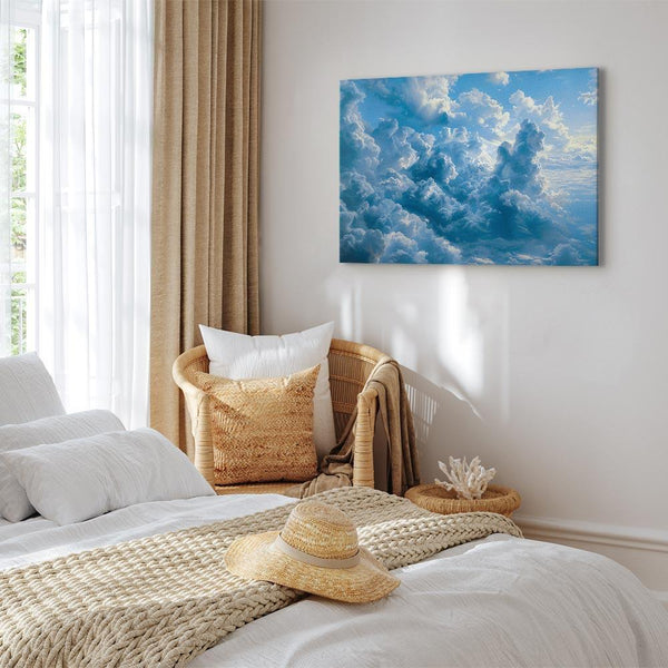 Quadro - Ocean in the Air: Waving Clouds Reflecting Morning Light