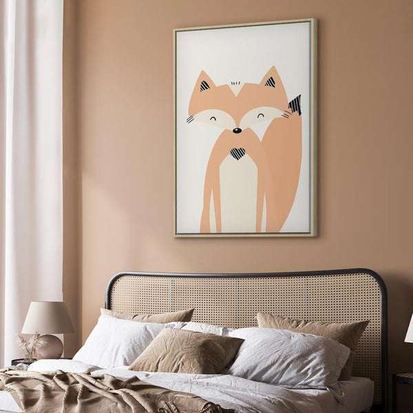 Quadro - Happy Fox (1 Part) Vertical