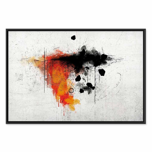 Quadro - Expression of Red (1 Part) Wide