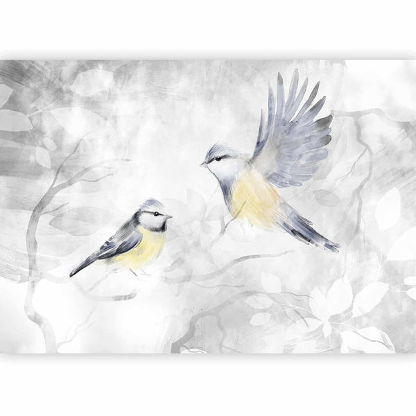 Carta da parati - Watercolor Tit - Second Variant