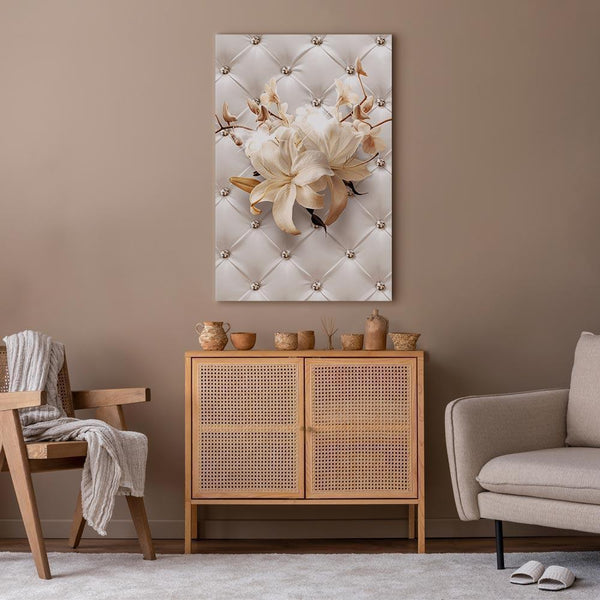 Quadro - Diamond Lilies (1 Part) Vertical