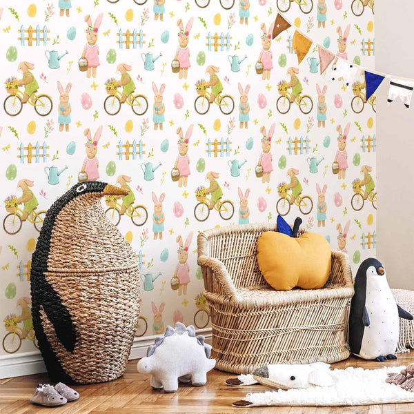 Tappezzeria murale - Bunny Idyll