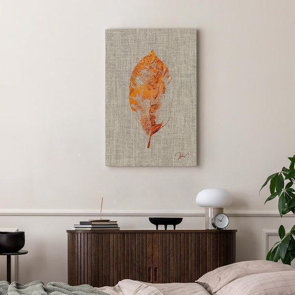Quadro - Golden Flora (1 Part) Vertical