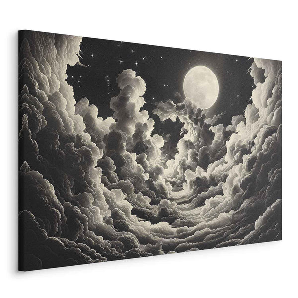 Quadro - Moon and Stars Singing Among the Great Clouds