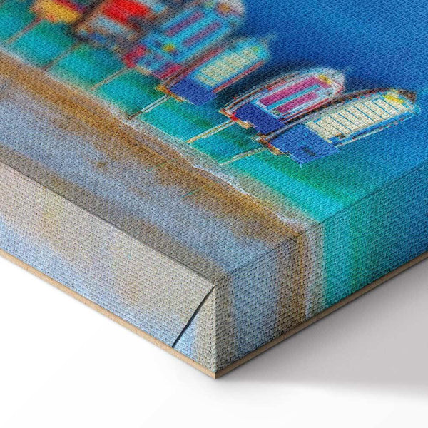 Quadro - Colourful Boats (1 Part) Narrow