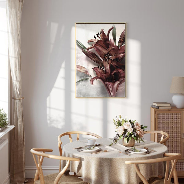 Quadro - Floral Form (1 Part) Vertical