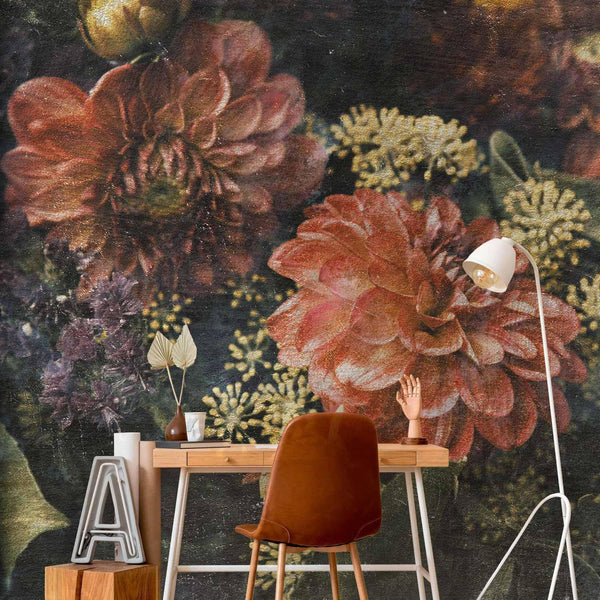 Carta da parati - Retro Flowers - First Variant