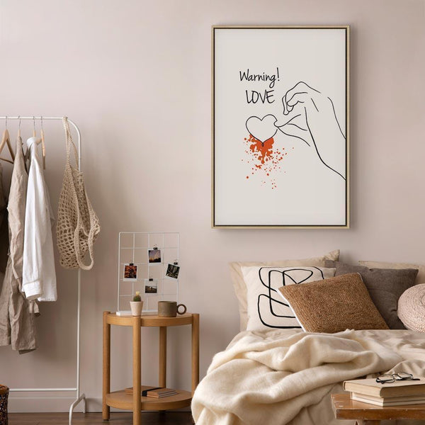 Quadro - Warning! Love (1 Part) Vertical