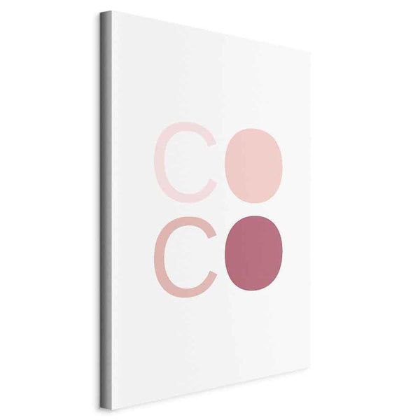 Quadro - Pink Coco (1 Part) Vertical
