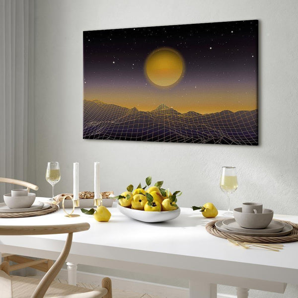 Quadro - Futuristic landscape 3 (1 Part) Wide