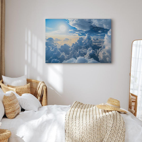 Quadro - Symphony of Light: Sun and Clouds Collaborating on a Beautiful Sky