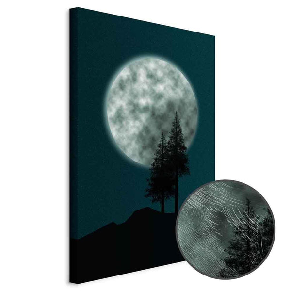 Quadro - Beautiful Full Moon (1 Part) Vertical
