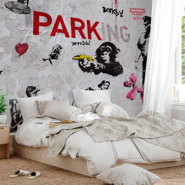 Carta da parati - [Banksy] Graffiti Diveristy