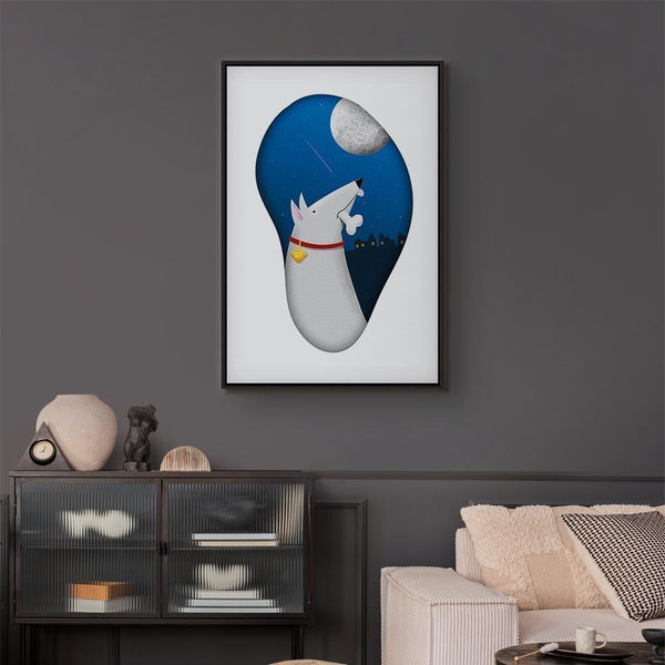 Quadro - Dog Dreams (1 Part) Vertical