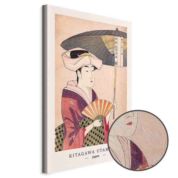 Quadro - Woman With an Umbrella (1 Part) Vertical