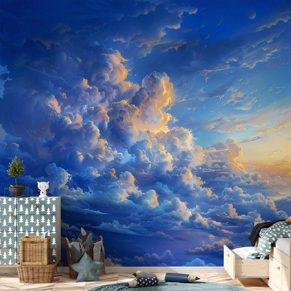 Carta da parati - When the Sky Becomes a Canvas: Artistic Creation of Nature in the Clouds