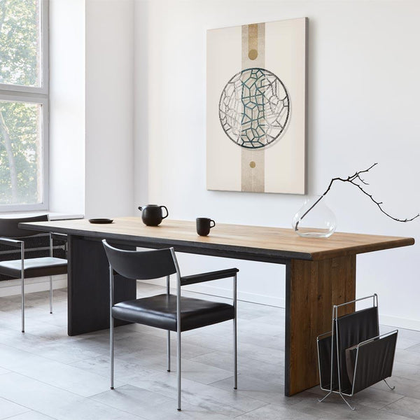 Quadro - Circle with Artistic Details (1-part) - Abstract Shape