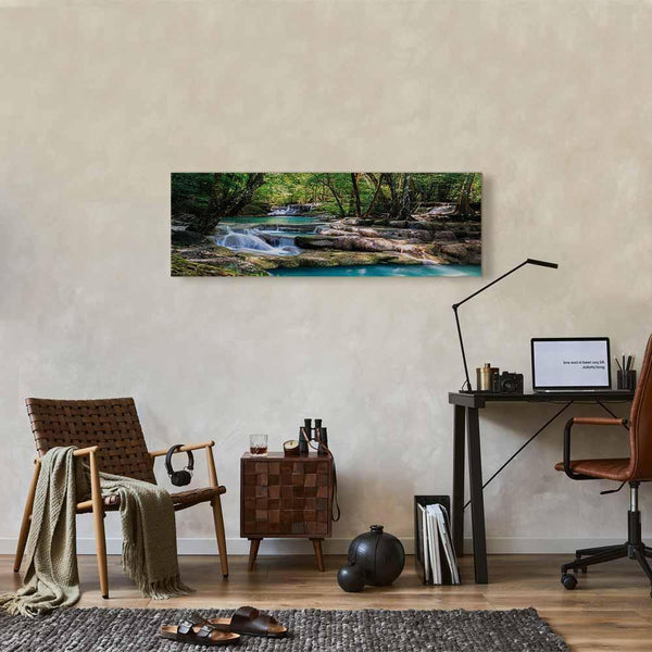 Quadro - Nature: Forest Waterfall