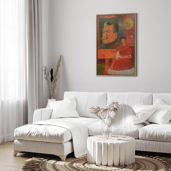 Quadro - Frida Kahlo – Self-Portrait with Stalin