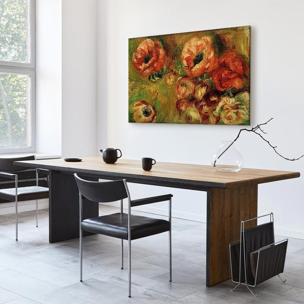 Quadro - Pierre-Auguste Renoir – Les Anémones