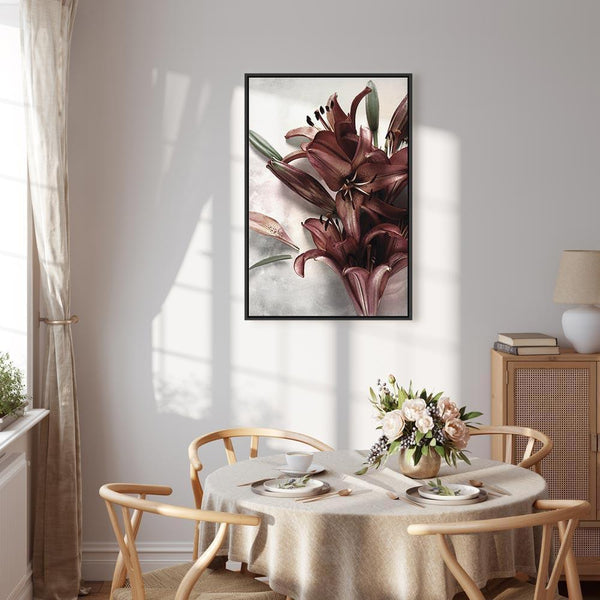 Quadro - Floral Form (1 Part) Vertical