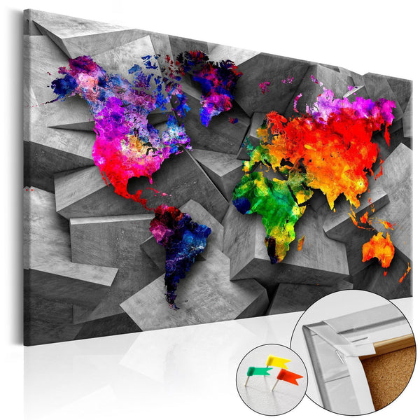 Quadro di sughero - Cubic World