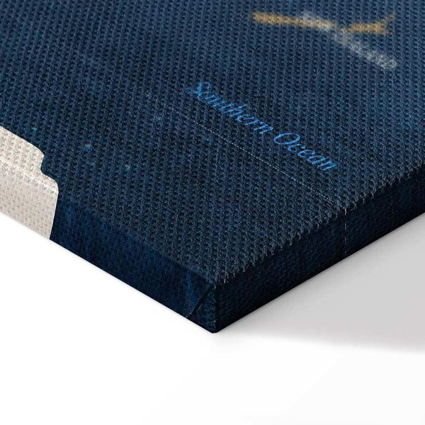 Quadro - World Map: Ink Oceans