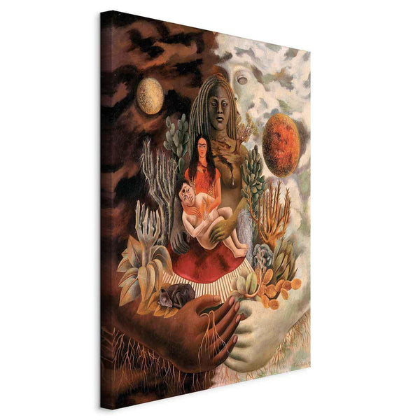 Quadro - Frida Kahlo – The Love Embrace of the Universe, the Earth (Mexico), Myself, Diego, and Señor Xolotl