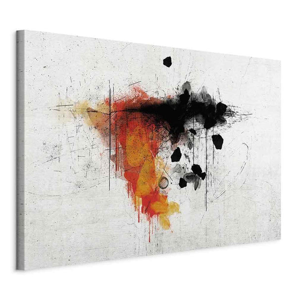 Quadro - Expression of Red (1 Part) Wide