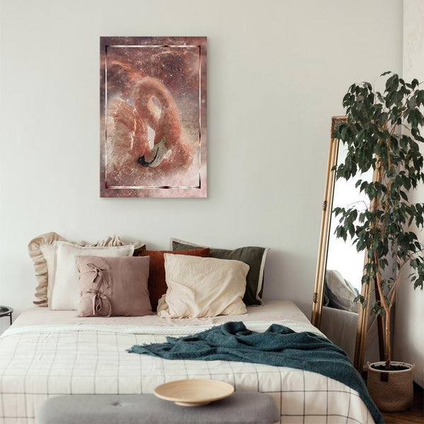 Quadro - Space Flamingo (1 Part) Vertical